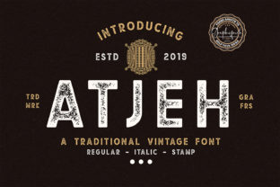 Atjeh Family: A Vintage Sans Serif for Modern Branding