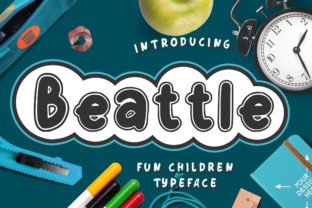 Beattle: The Whimsical Display Font for Handmade Labels and Shop Branding