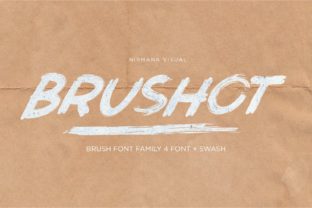 Brushot Family: A Premium Display Typeface for Modern Web Design