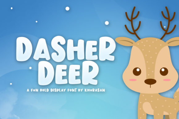 Dasher Deer: The Perfect Display Font for Holiday Branding