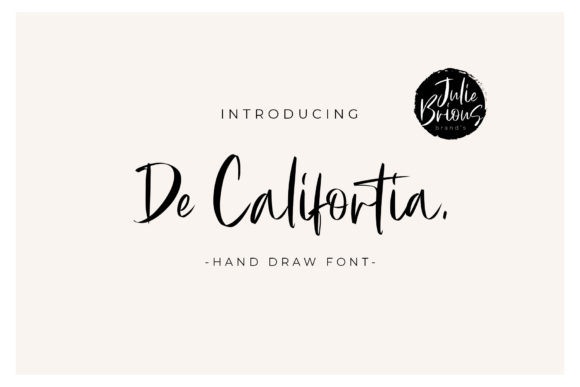 De Califortia Script: The Handwritten Typeface for Boutique Brands
