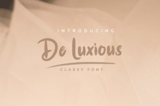 De Luxious: A Premium Display Font for Editorial Design