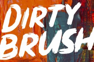 Dirty Brush: The Urban Script Font for Modern Web Design