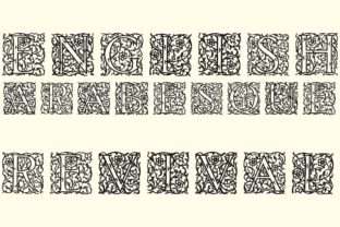 English Arabesque Revival 1900: A Premium Display Font for Modern Web Design