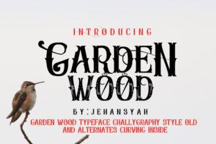 Garden Wood: A Unique Display Typeface for Handmade Brands