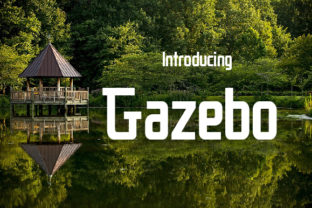 Gazebo: A Fresh Typeface with Japanese Nuance for Makers