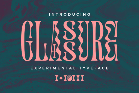 Glassure: An Experimental Display Typeface for Unique Branding
