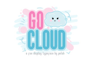 Go Cloud: The Fun Display Typeface for Handmade Creators