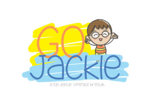Go Jackie: The Fun Display Typeface for Bold Brand Identity
