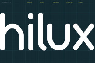 Hilux Typeface: The Bold Hexagon Foundation for Modern Campaigns