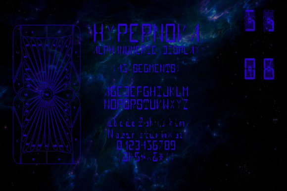 Hypernova Alphnum: A Premium Display Font for Polished Branding