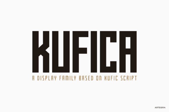 Kufica: The Geometric Sans Serif Font for Handmade Brands