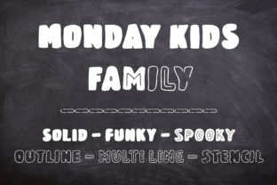 Monday Kids Family: A Handwritten Typeface for Modern Editorial Design