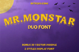 Mr. Monstar: The Perfect Display Typeface for Spooky Branding