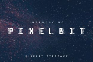 Pixel Bit Typeface: A Modern Digital Display Font for Editorial Design
