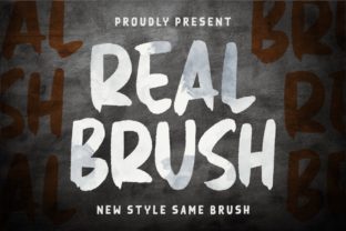 Real Brush: The Premium Display Font for Scroll-Stopping Campaigns