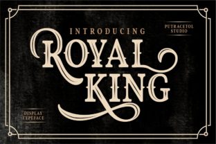Royal King: The Vintage Display Typeface for Polished Branding