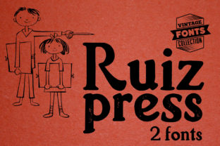 Ruiz Duo: A Vintage Display Typeface for Editorial Design