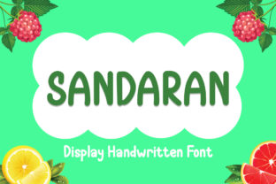 Sandaran: The Cheerful Display Typeface for Playful Campaigns