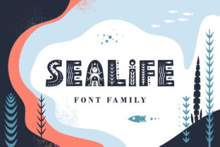 Sealife Family: The Perfect Display Font for Aquatic Craft Projects