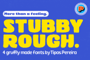 Stubby Rough: A Display Font for Bold Campaigns