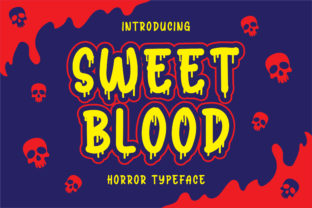 Sweet Blood: A Spooky Display Typeface for Digital Branding