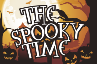 The Spooky Time: The Ultimate Display Typeface for Halloween Campaigns