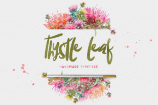 Thysle Leaf: The Imperfect Display Typeface for Editorial Design